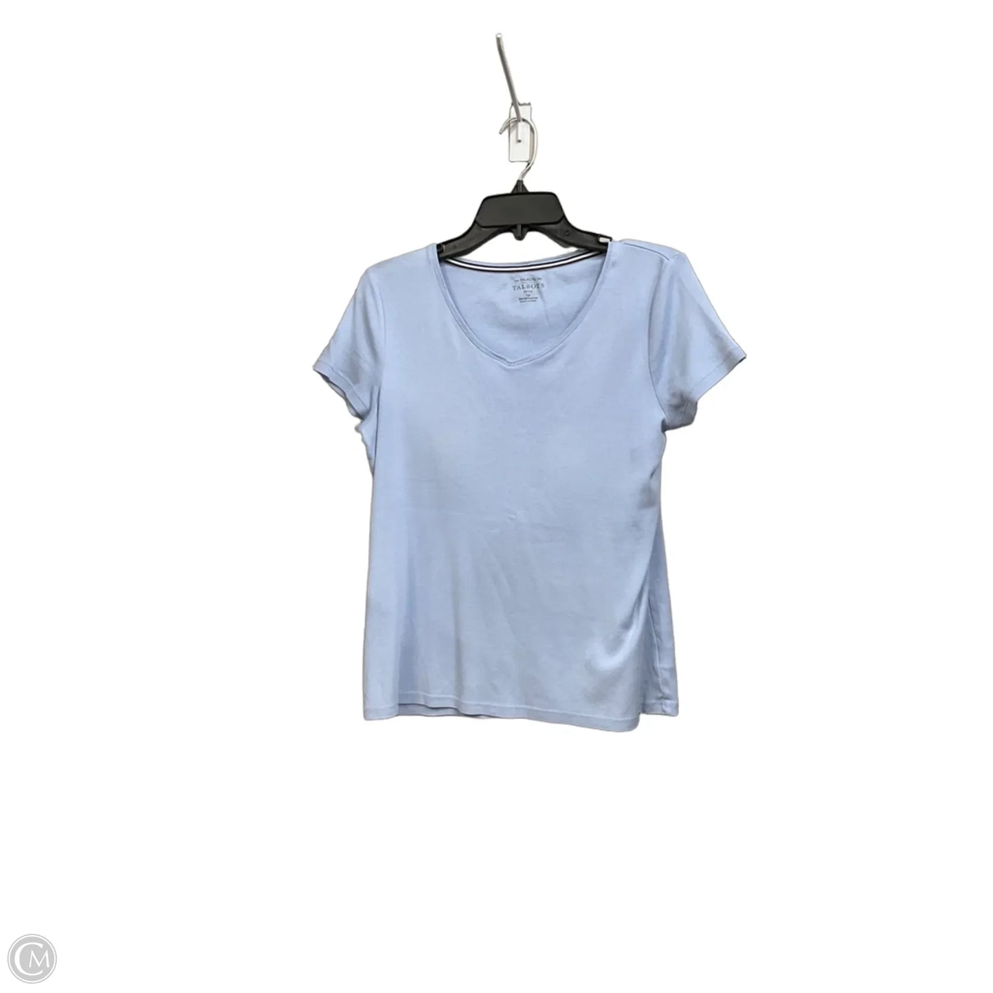 Top Short Sleeve Basic By Talbots In Blue, Size: Lp