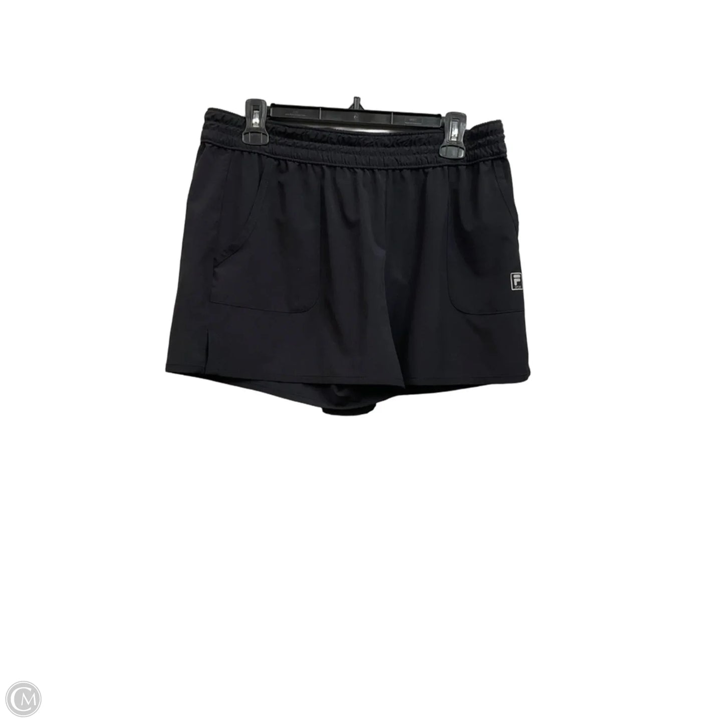 Athletic Shorts By Fila In Black, Size: M