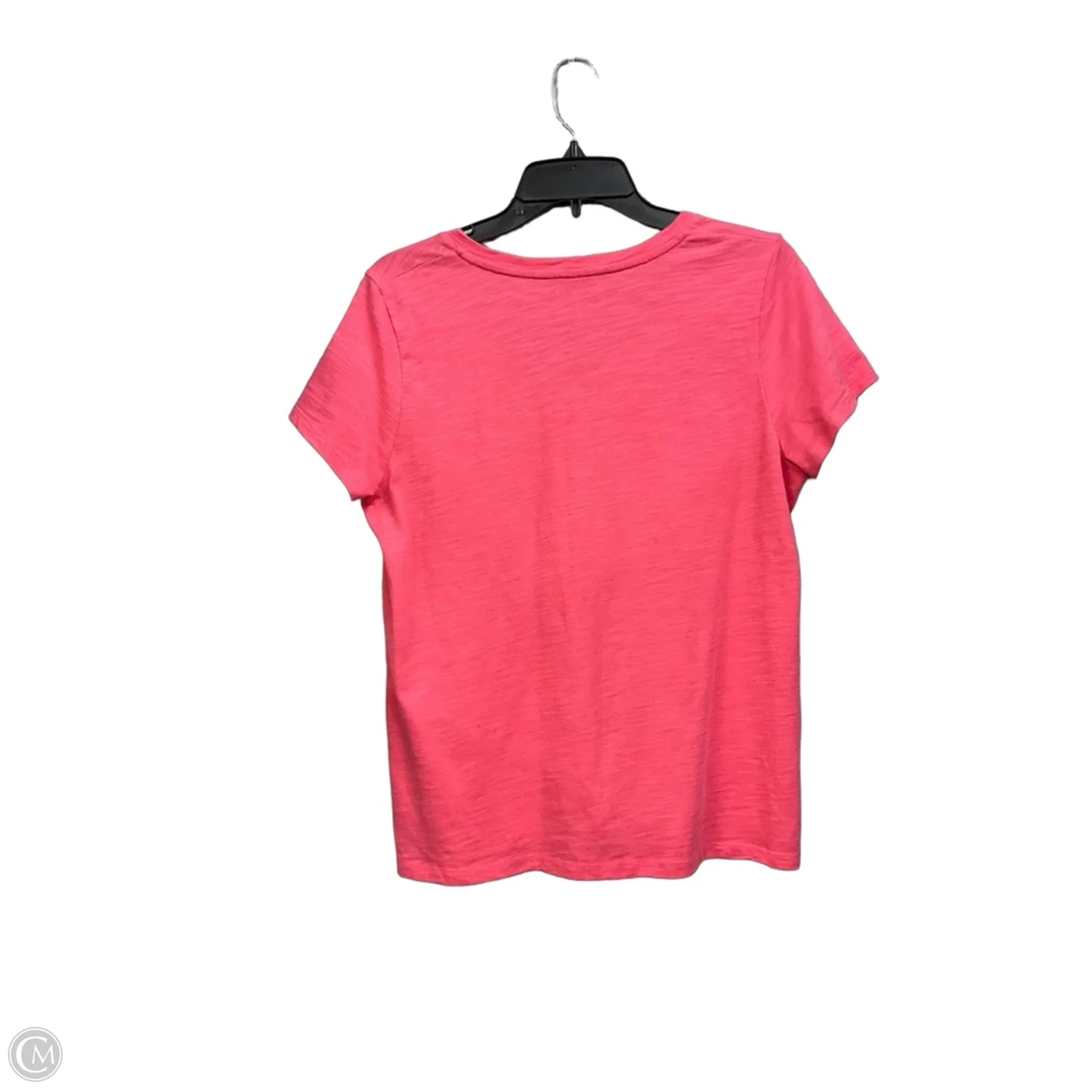 Top Short Sleeve Basic By Talbots In Pink, Size: Lp