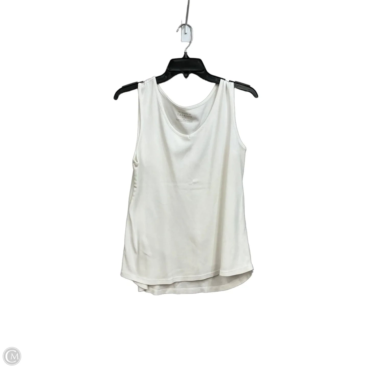 Top Sleeveless Basic By Talbots In White, Size: Lp