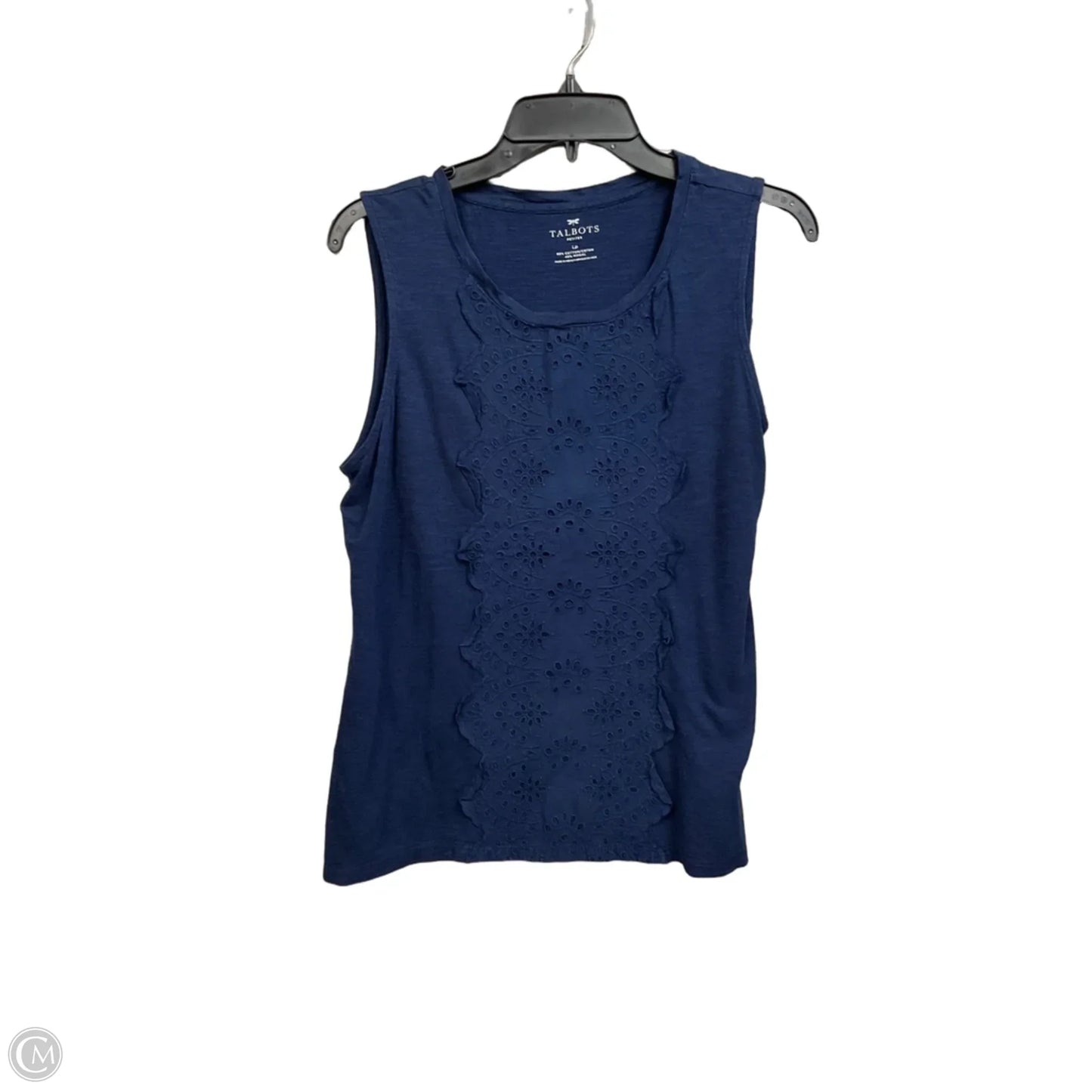 Top Sleeveless By Talbots In Navy, Size: Lp