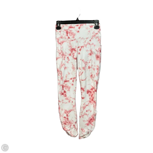 Athletic Leggings By Fabletics In Tie Dye Print, Size: Xs
