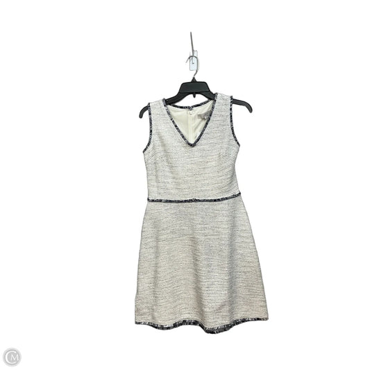 Dress Casual Midi By Loft In Blue & White, Size: Xs