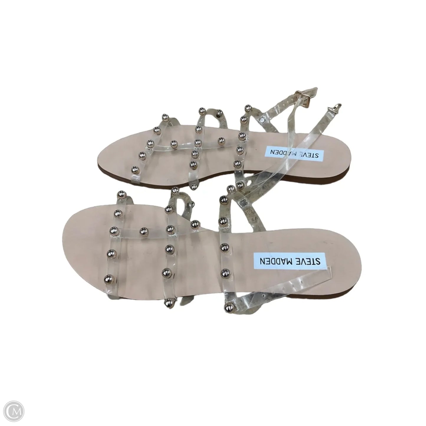 Sandals Flats By Steve Madden In Clear, Size: 7.5