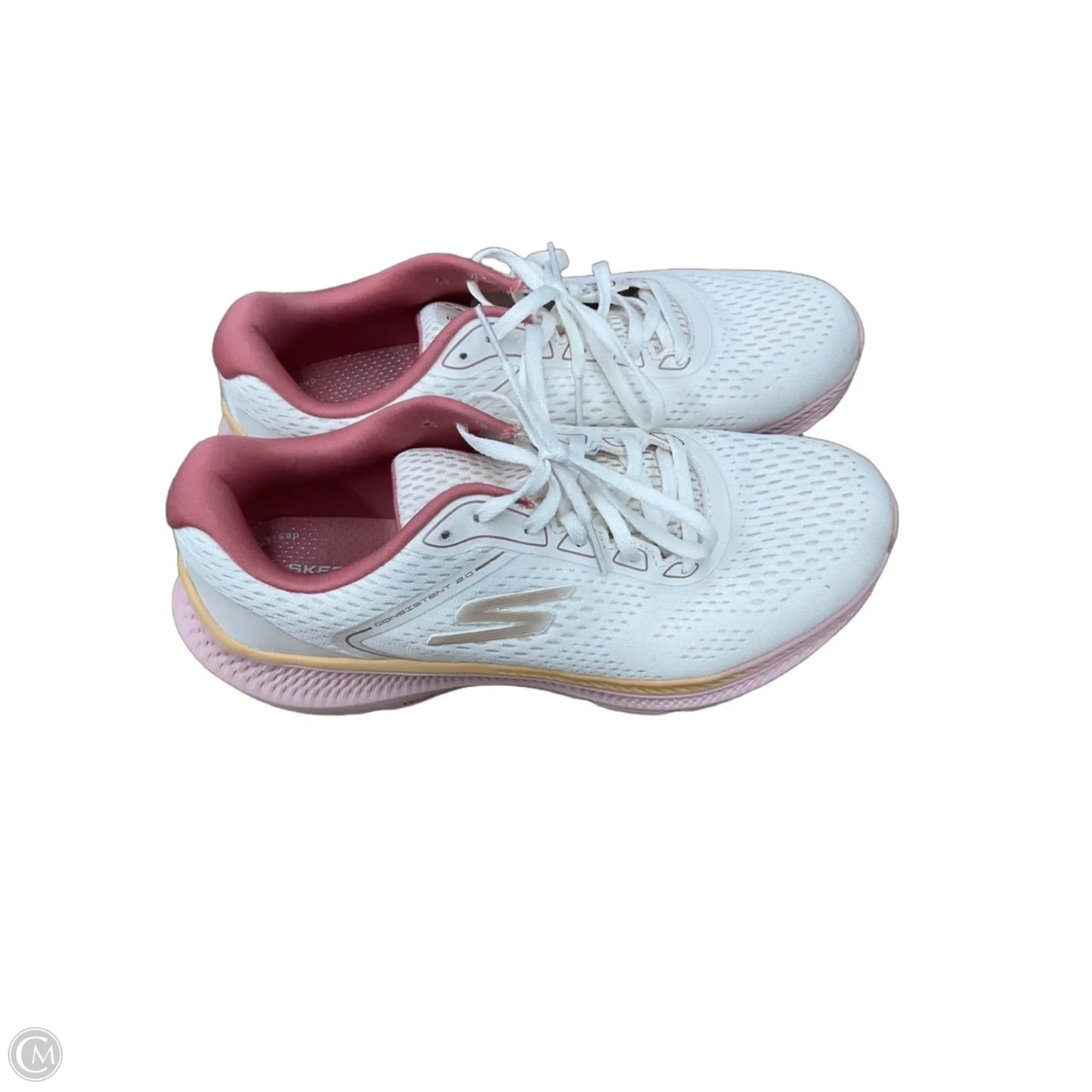 Shoes Athletic By Skechers In White, Size: 9