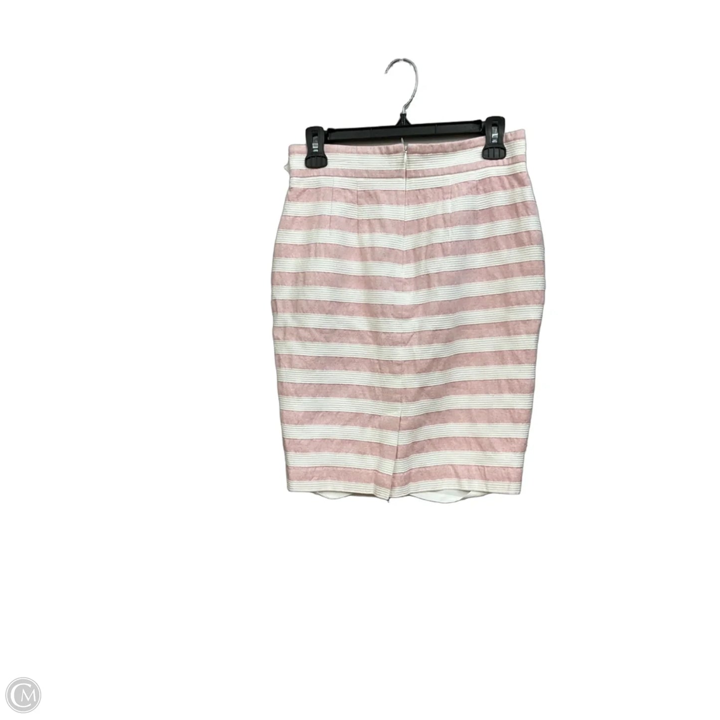 Skirt Mini & Short By Loft In Pink & White, Size: 0