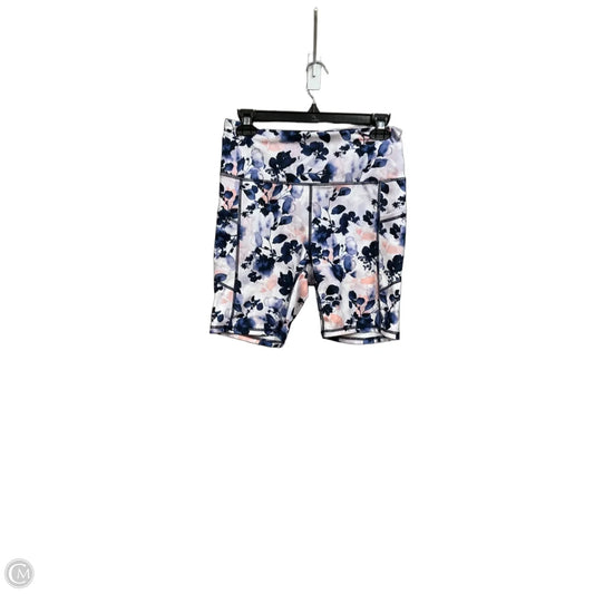 Athletic Shorts By Gaiam In Floral Print, Size: M