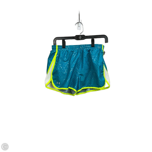 Athletic Shorts By Under Armour In Teal, Size: M