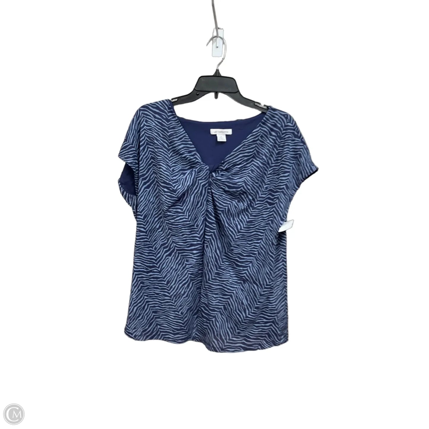 Top Sleeveless By Liz Claiborne In Blue, Size: Xl