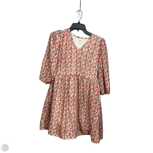 Dress Casual Midi By Clothes Mentor In Floral Print, Size: M