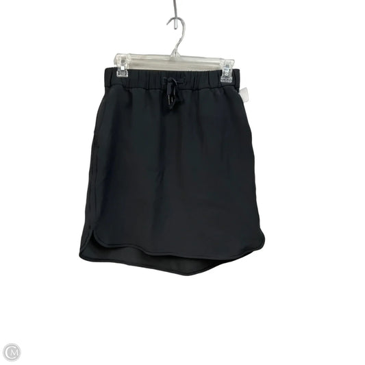 Athletic Skirt By Lululemon In Black, Size: M