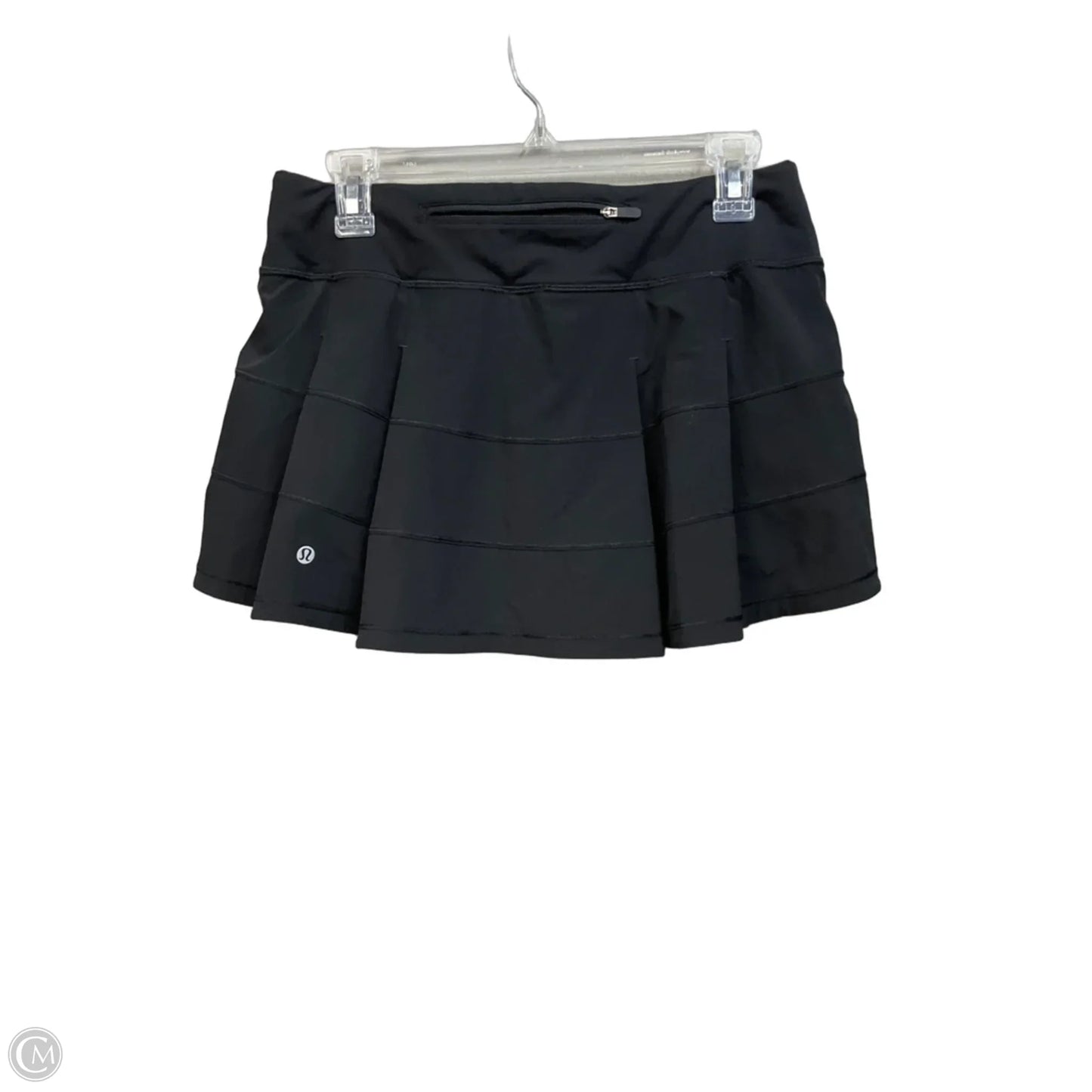 Athletic Skort By Lululemon In Black, Size: S