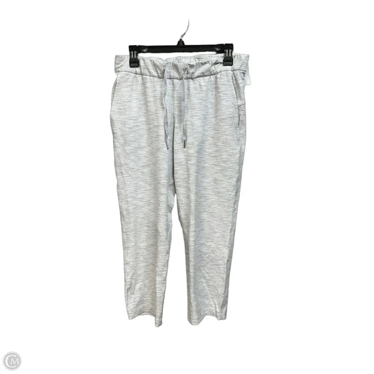 Athletic Capris By Lululemon In Grey, Size: M