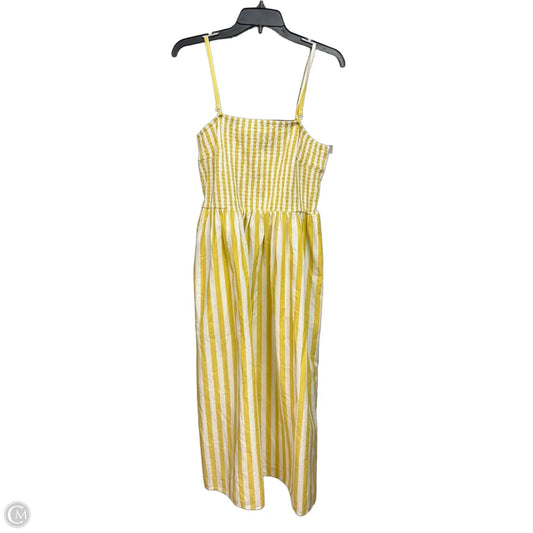 Dress Casual Midi By A New Day In Striped Pattern, Size: M