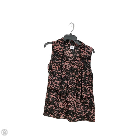 Top Sleeveless By Cabi In Camouflage Print, Size: S