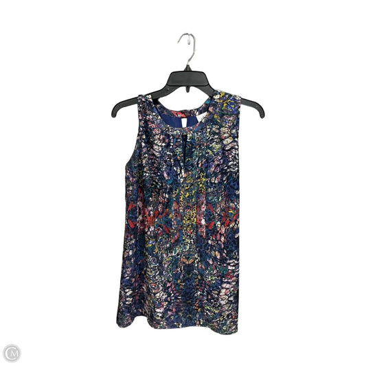 Top Sleeveless By Cabi In Multi-colored, Size: S