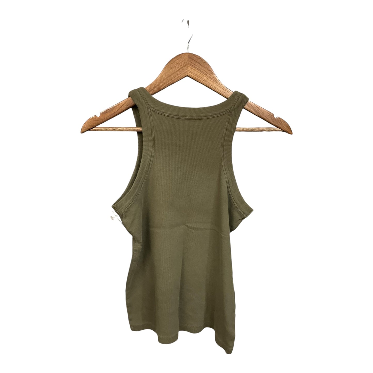 Top Sleeveless By Loft In Green, Size: L