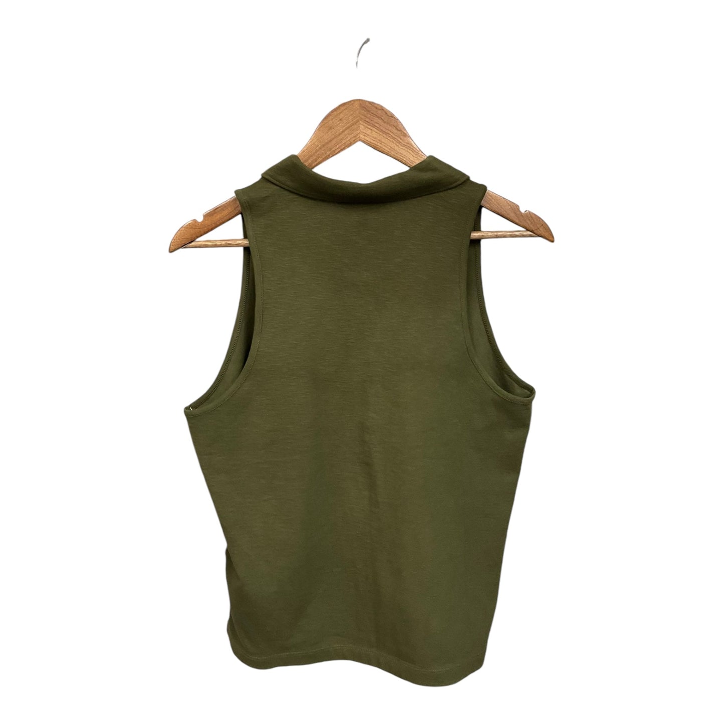 Top Sleeveless By Banana Republic In Green, Size: M