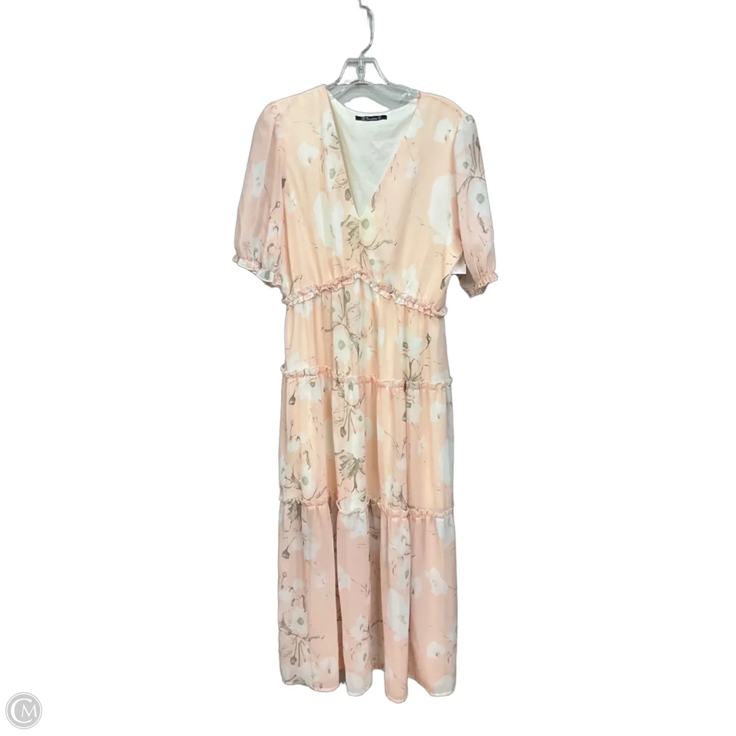 Dress Casual Maxi By Simplee In Floral Print, Size: Xl