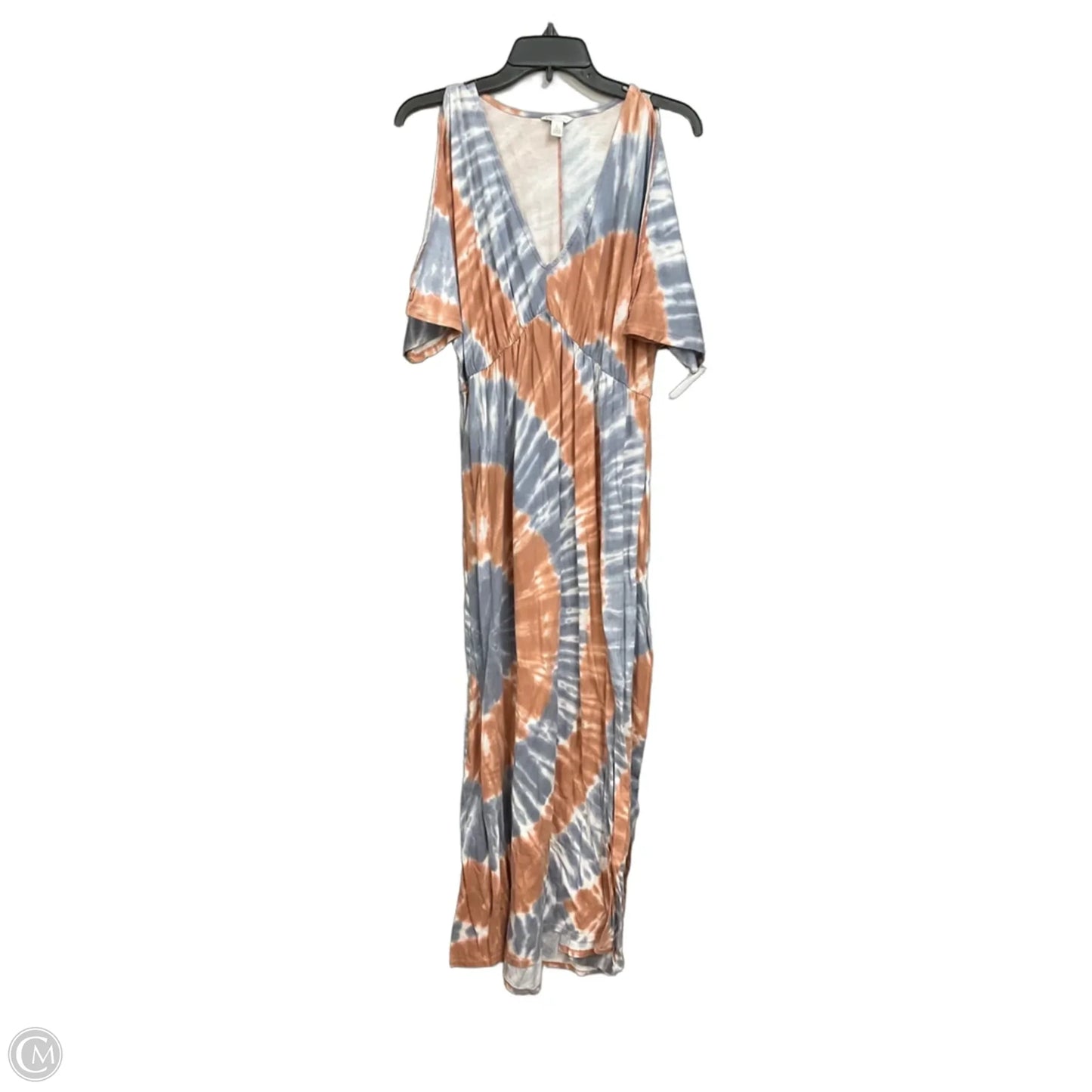 Dress Casual Maxi By Cato In Tie Dye Print, Size: L