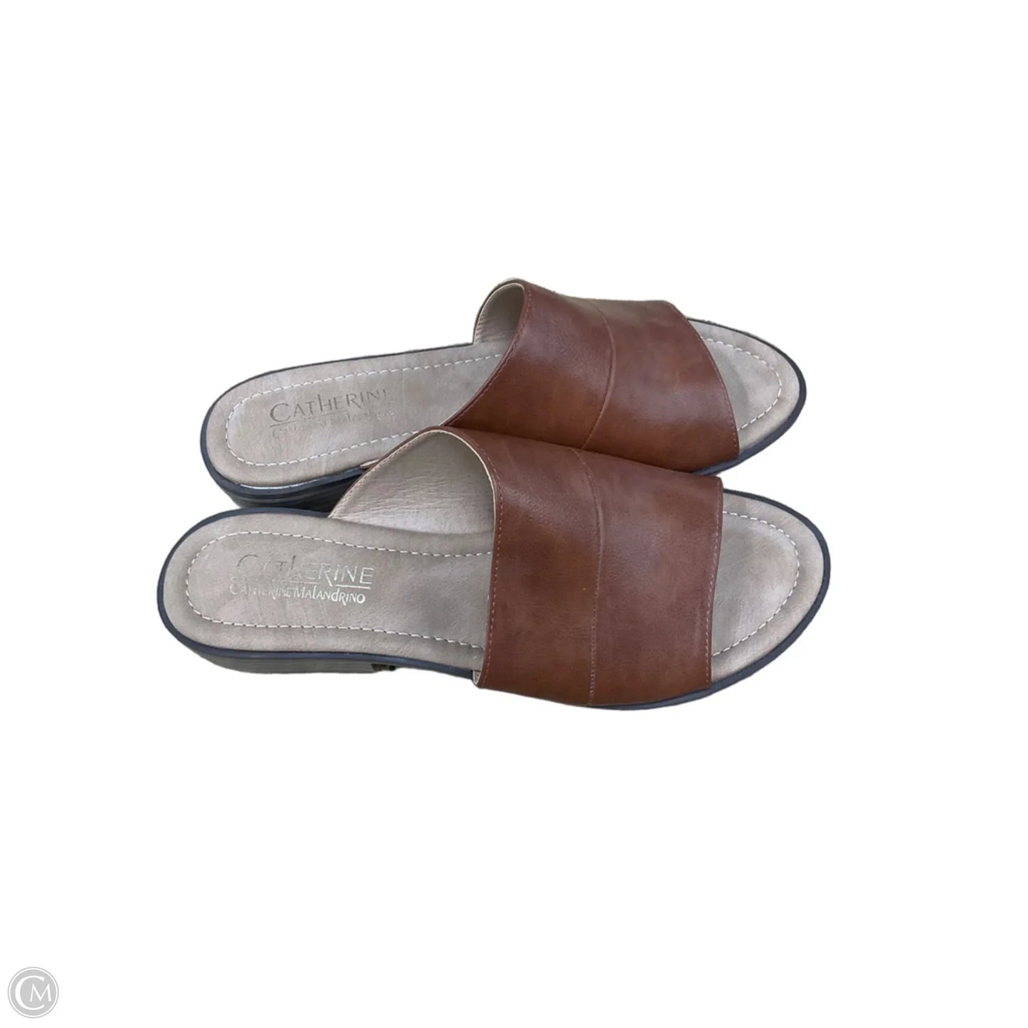 Sandals Flats By Catherine Malandrino In Brown, Size: 10