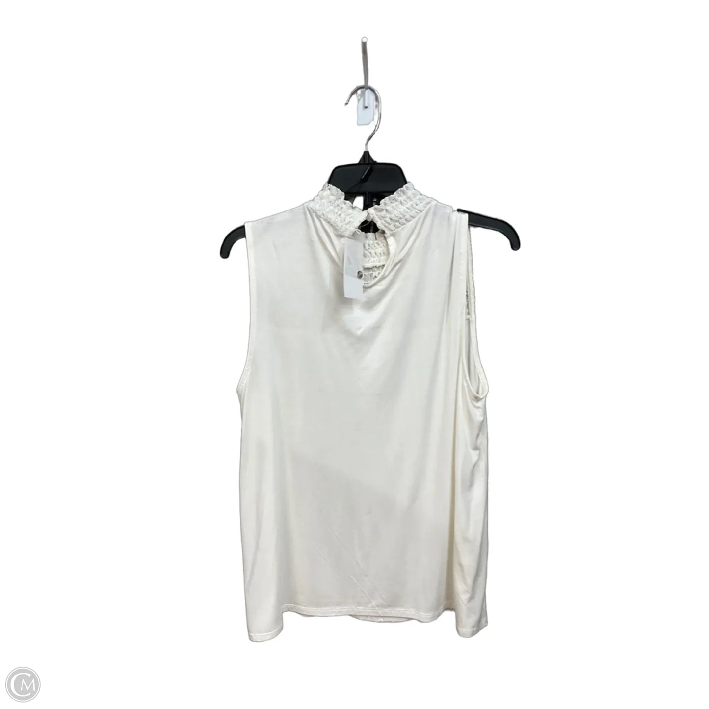 Top Sleeveless By Cable And Gauge In White, Size: Xl