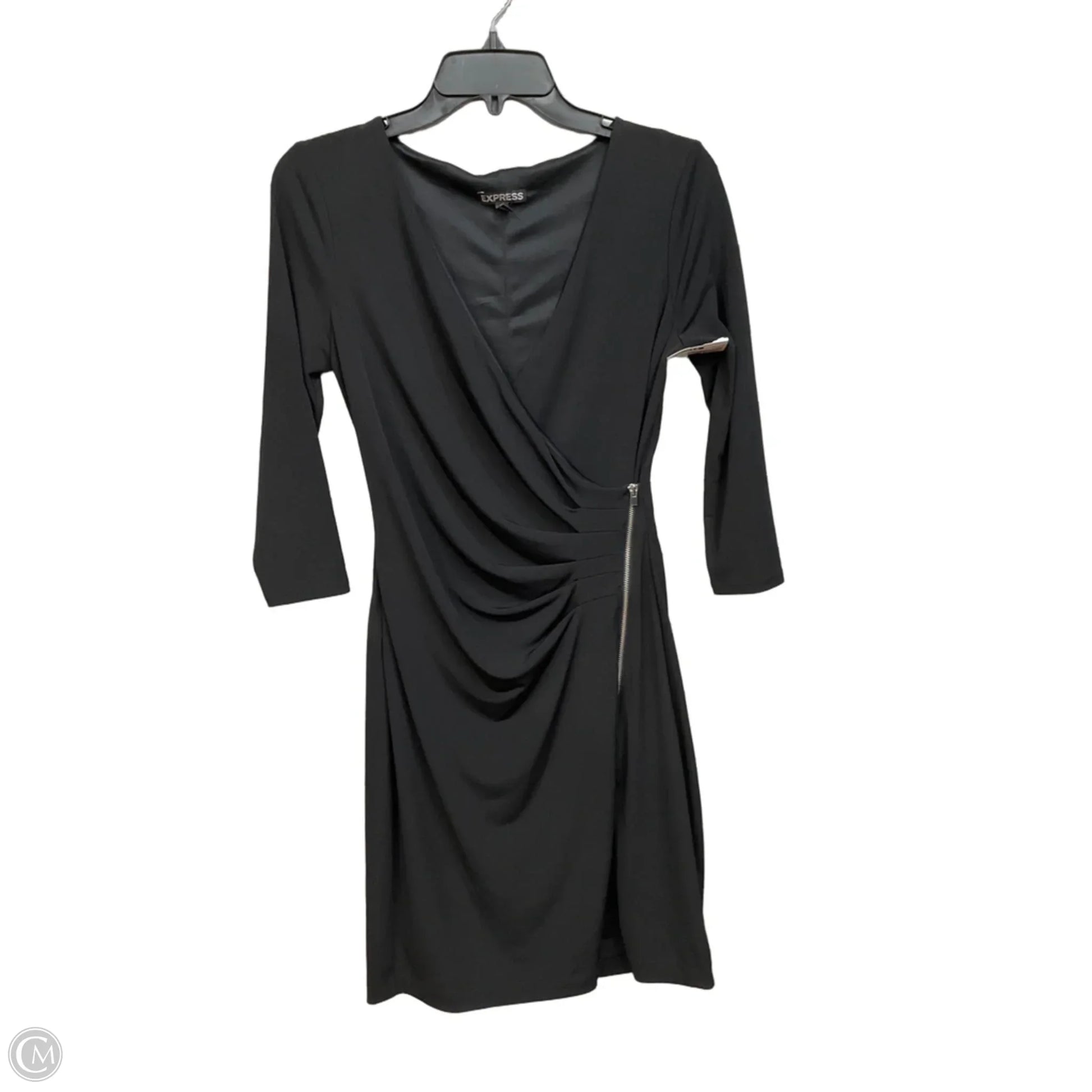 Dress Casual Short By Express In Black, Size: Xs