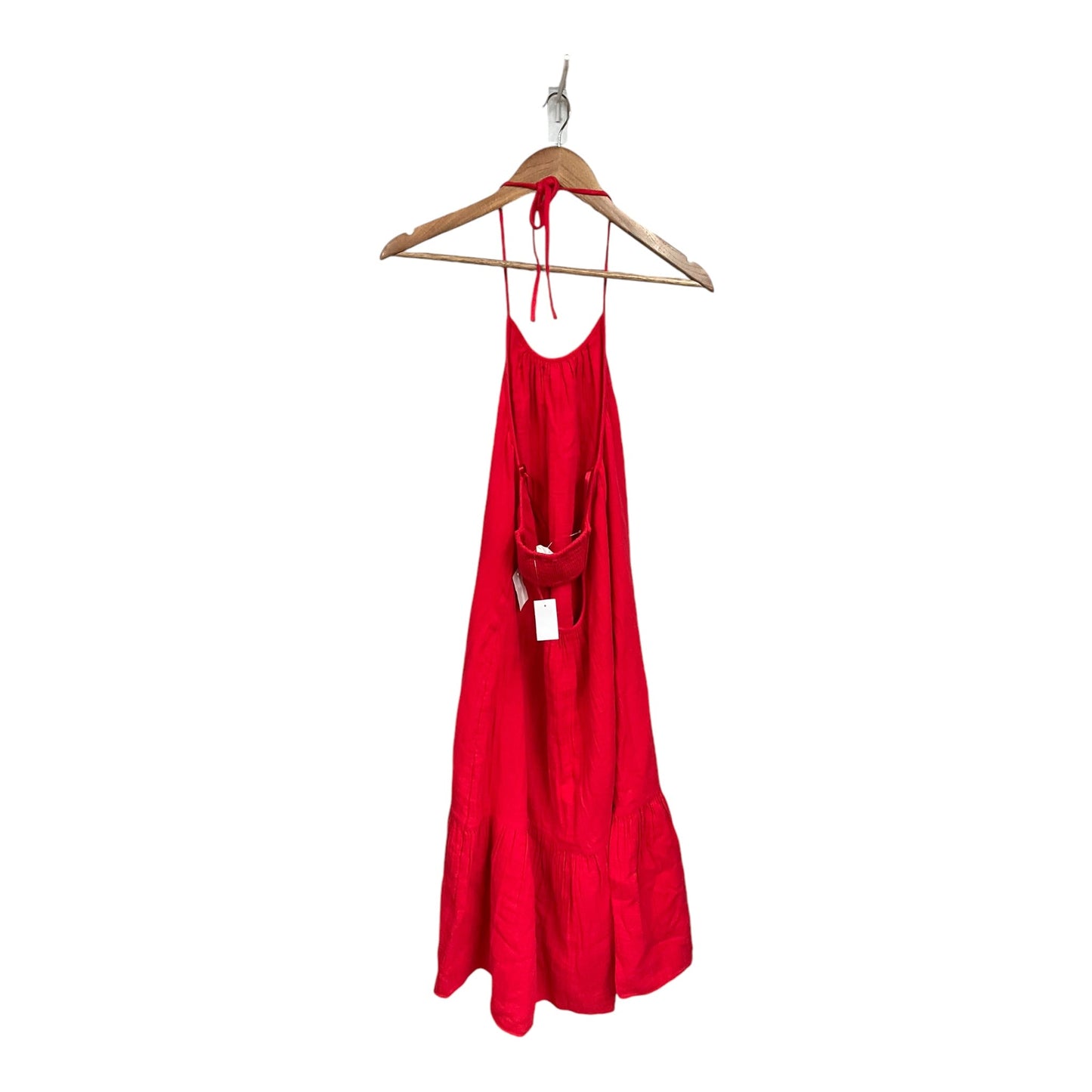 Dress Casual Midi By Loft In Red, Size: S