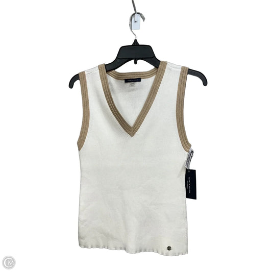 Top Sleeveless By Tommy Hilfiger In White, Size: M