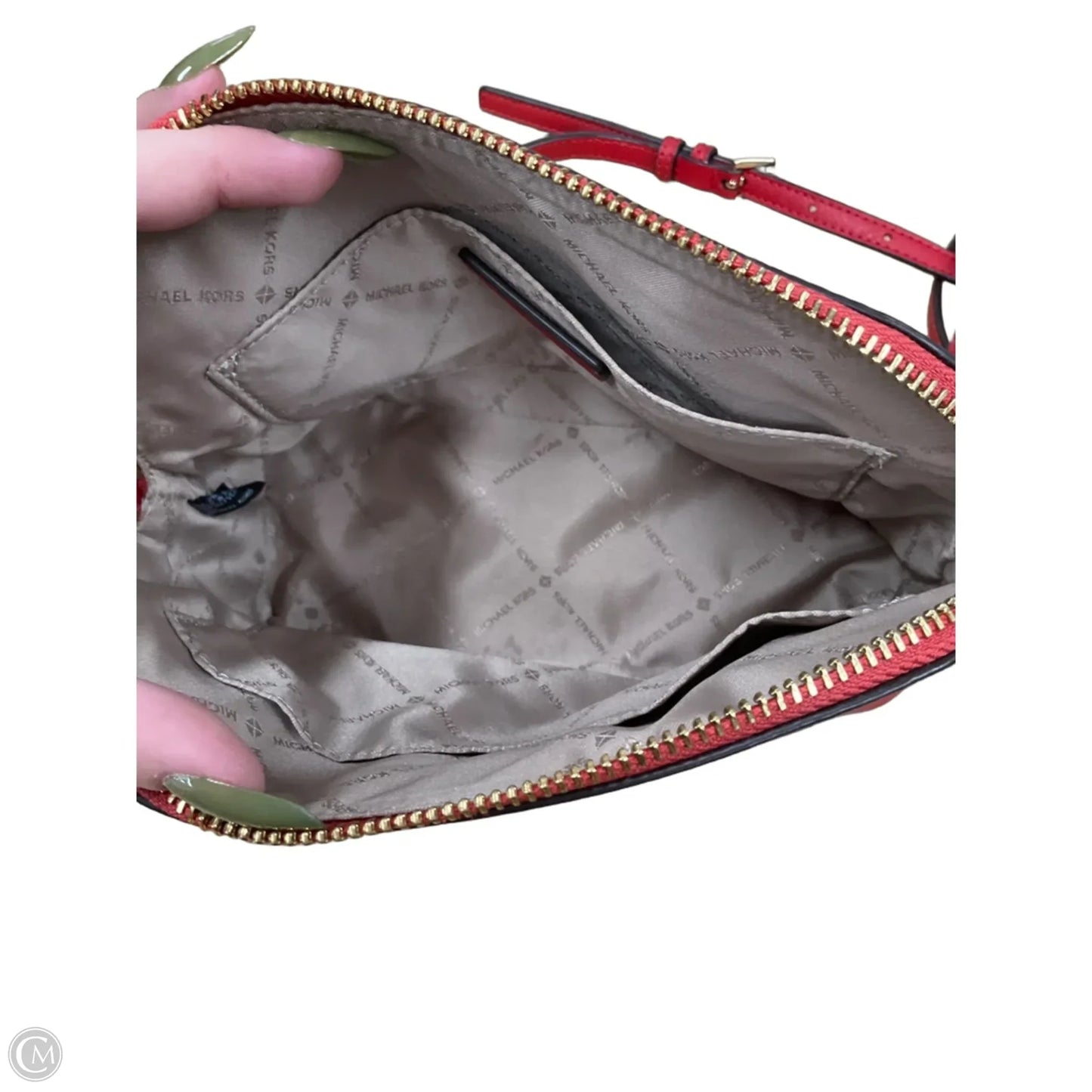 Crossbody Designer By Michael Kors, Size: Medium