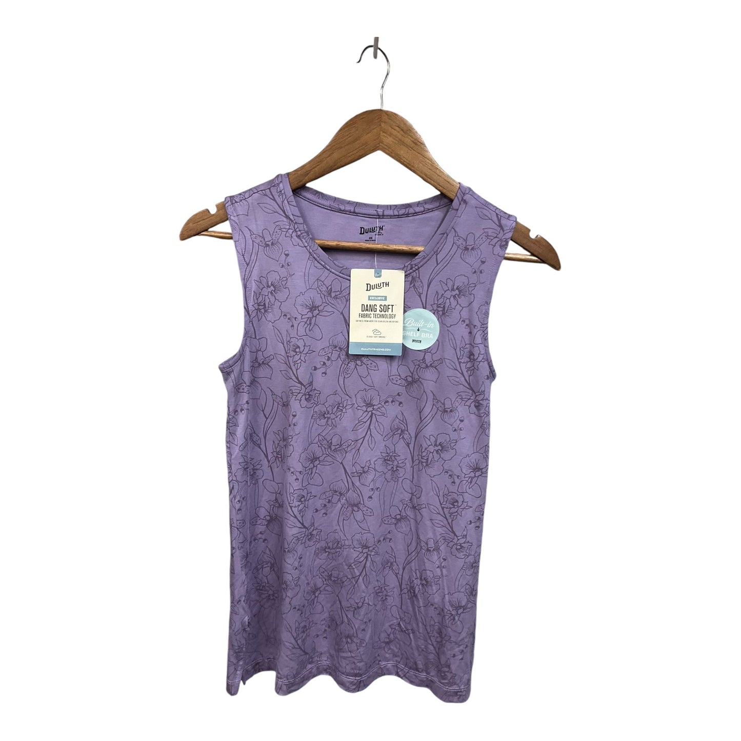 Top Sleeveless By Duluth Trading In Floral Print, Size: Xs