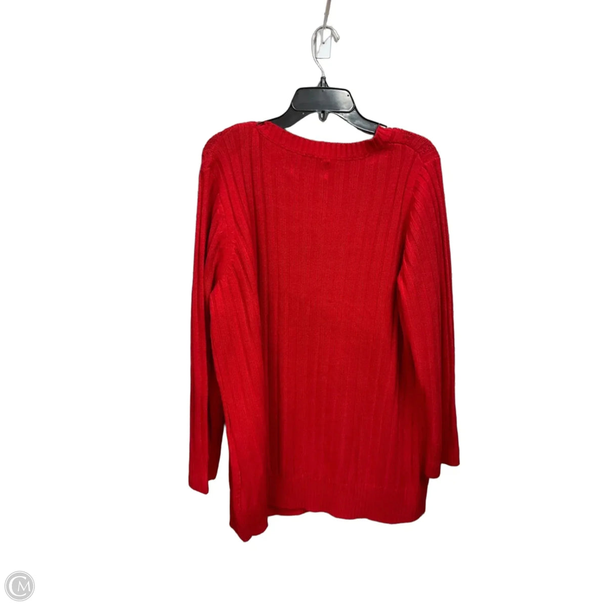 Sweater By Avenue In Red, Size: 2x