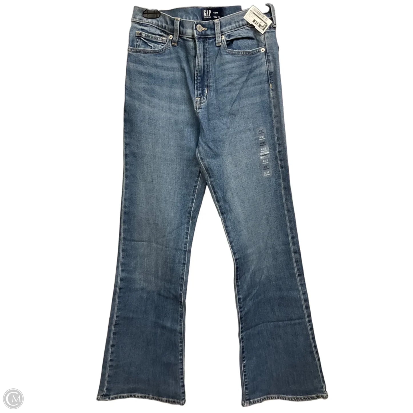 Jeans Boot Cut By Gap In Blue Denim, Size: 4