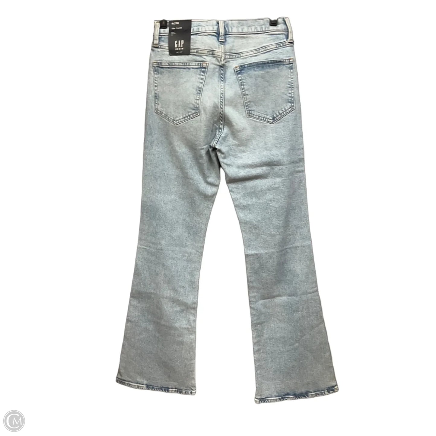 Jeans Boot Cut By Gap In Blue Denim, Size: 4