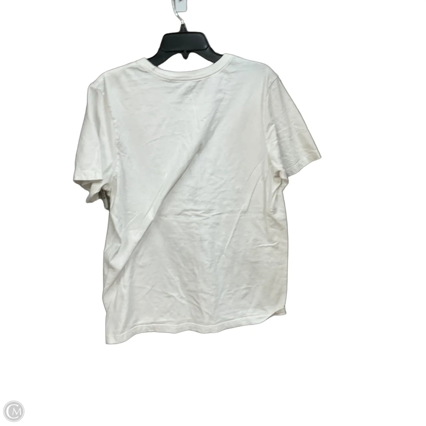 Top Short Sleeve By Nike Apparel In White, Size: L