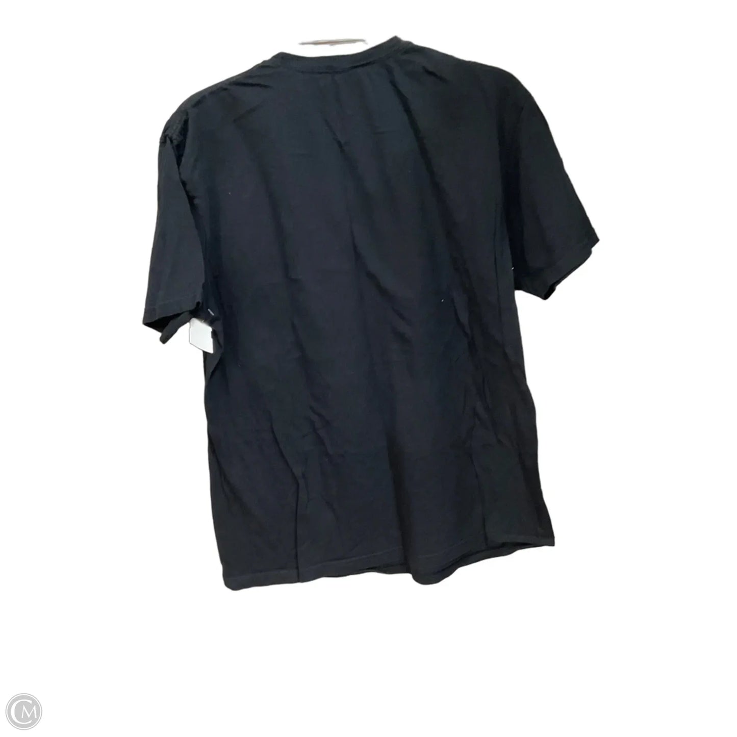 Top Short Sleeve By Clothes Mentor In Black, Size: L