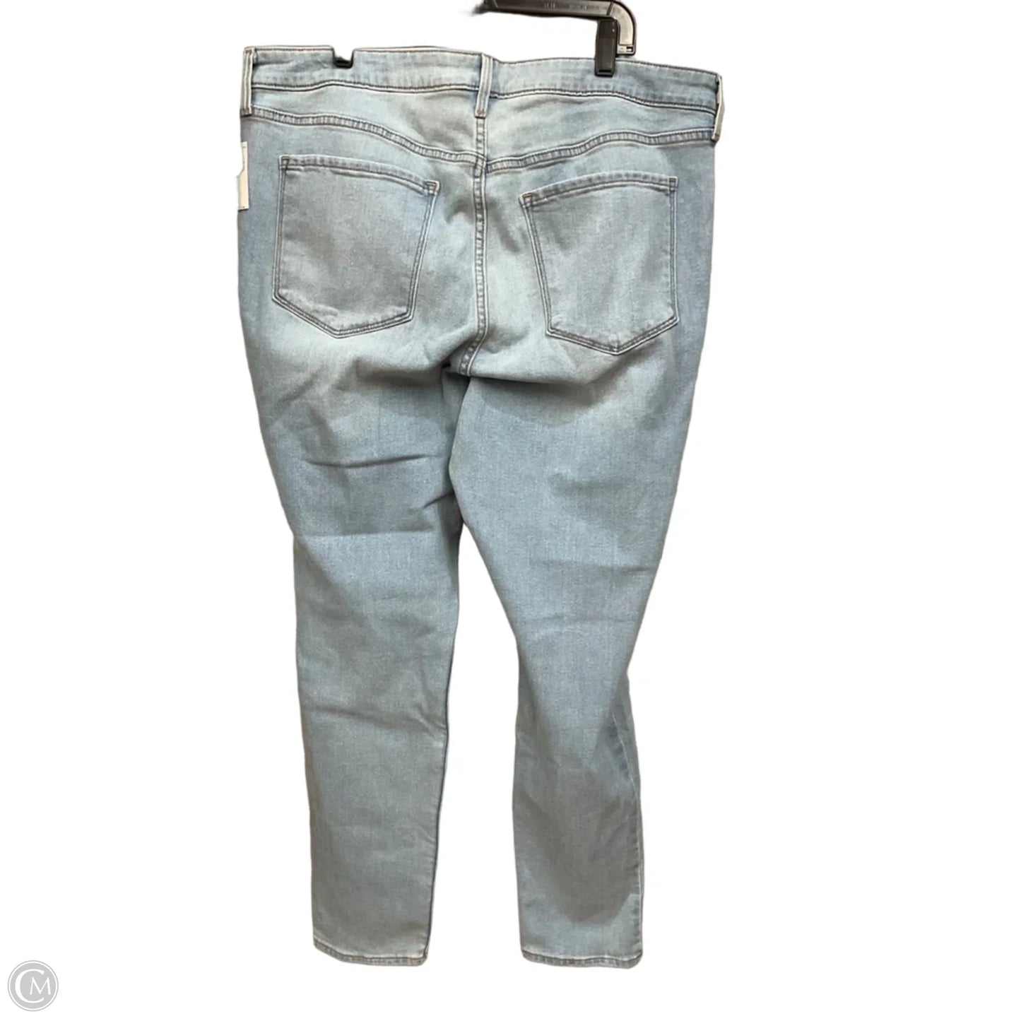 Jeans Skinny By Old Navy In Blue Denim, Size: 18