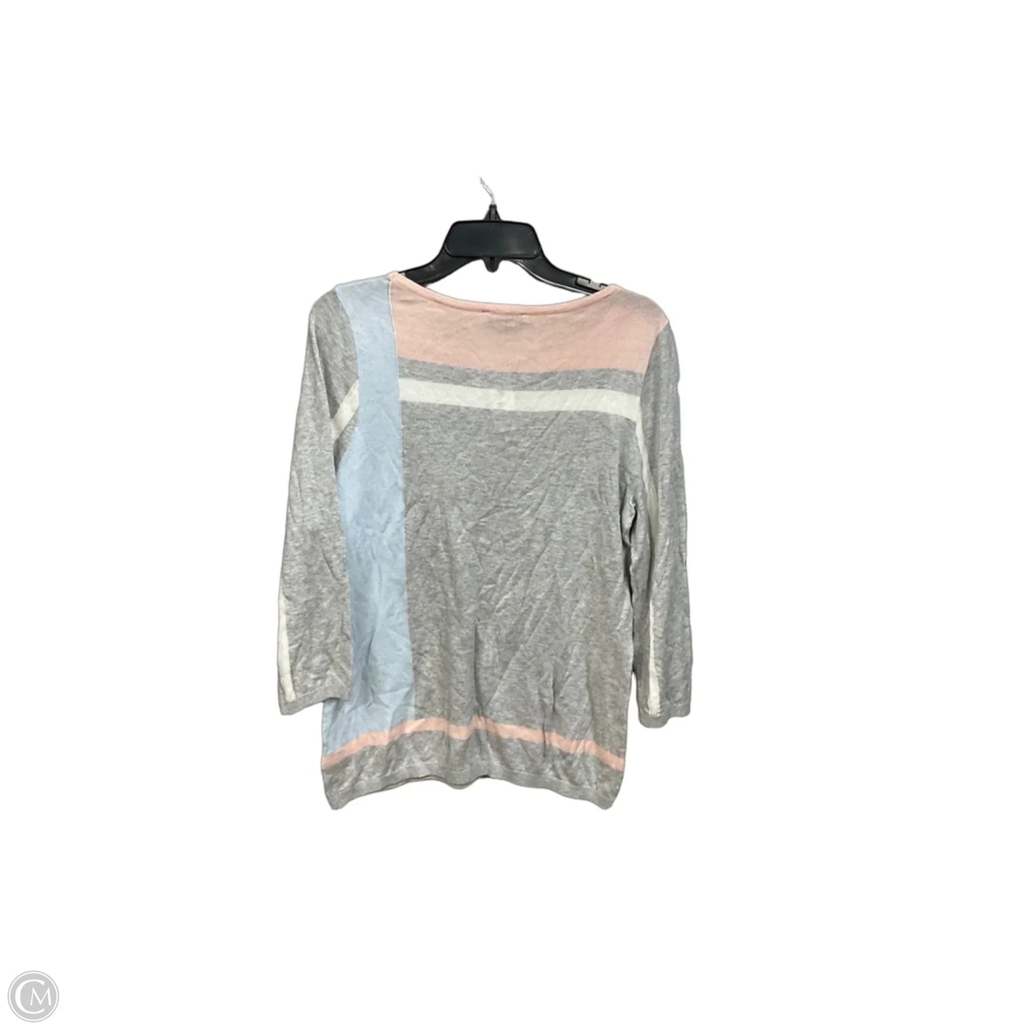 Top Long Sleeve By Limited In Grey, Size: L