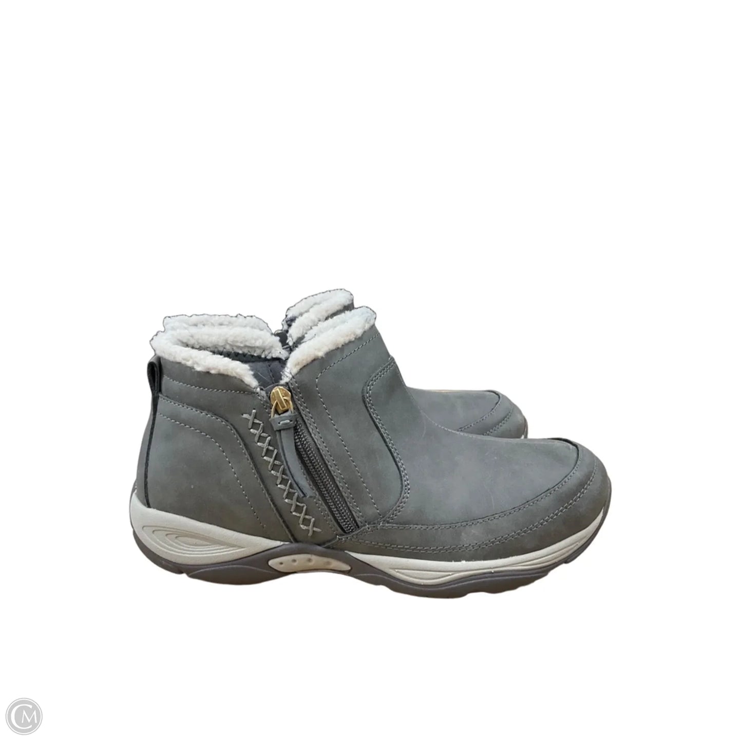 Boots Ankle Flats By Easy Spirit In Grey, Size: 10