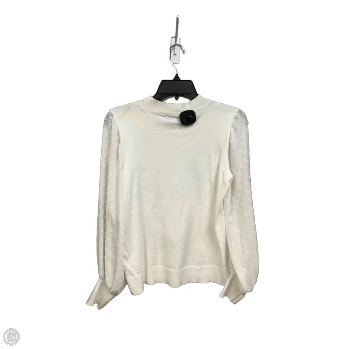 Top Long Sleeve By Cece In White, Size: Xs
