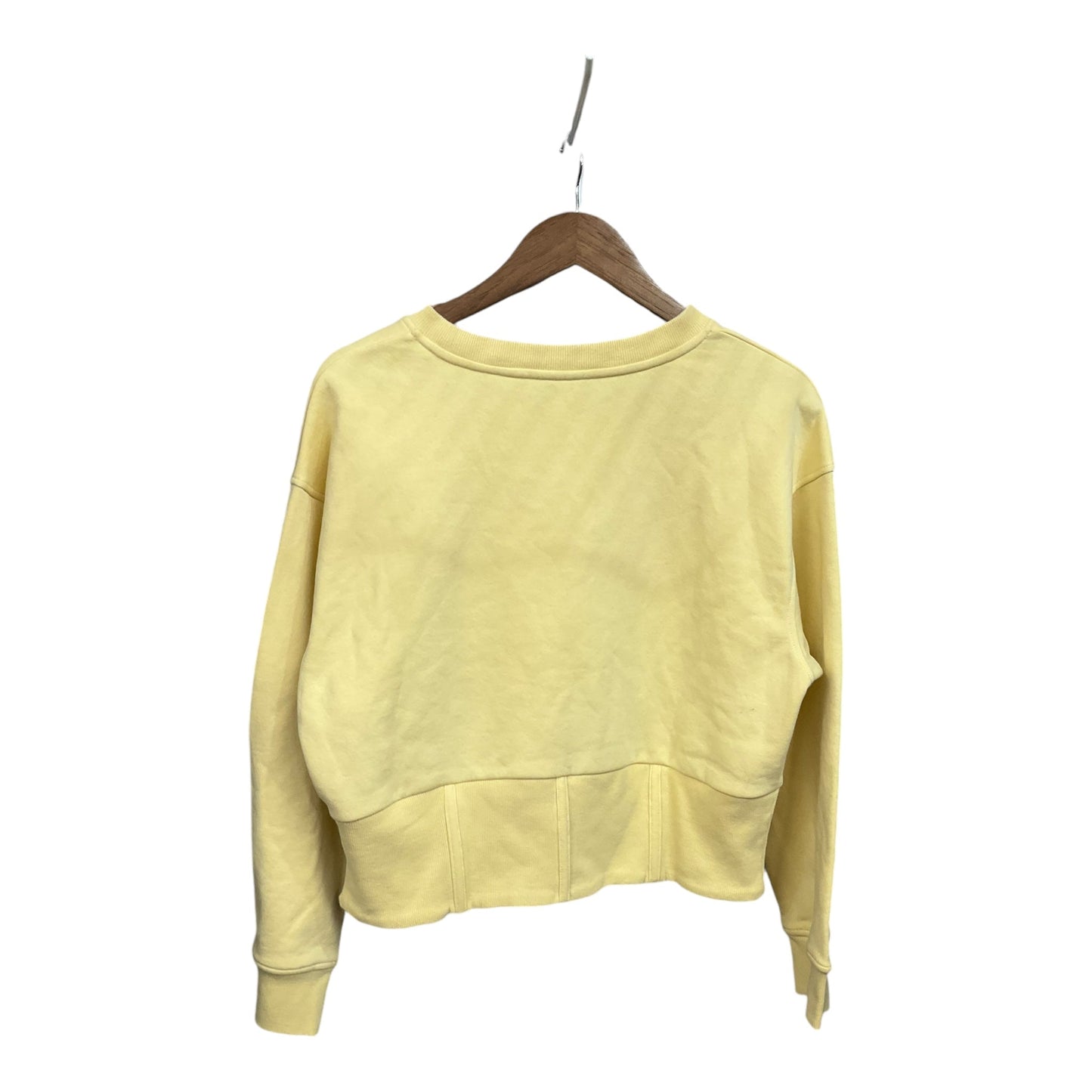 Sweatshirt Collar By Clothes Mentor In Yellow, Size: 2x