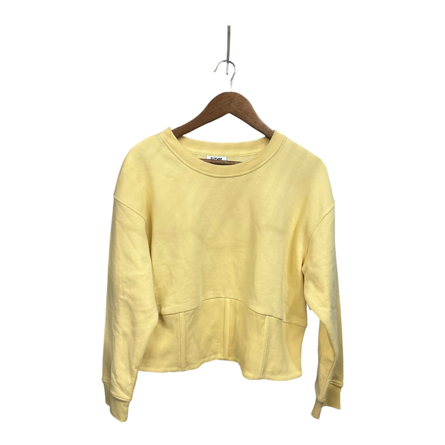 Sweatshirt Collar By Clothes Mentor In Yellow, Size: 2x