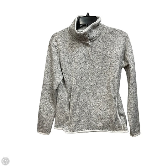 Sweatshirt Collar By Eddie Bauer In Grey, Size: M