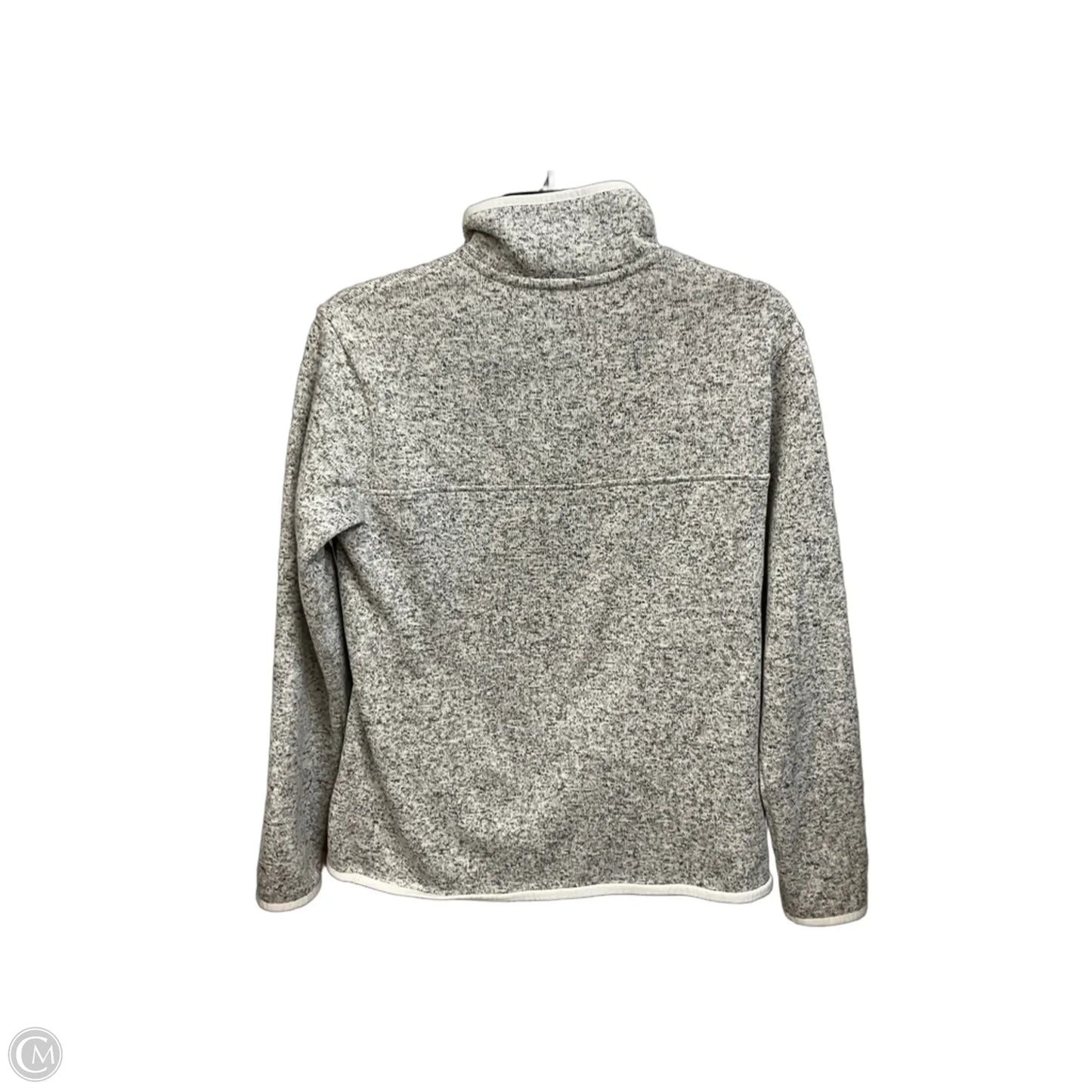 Sweatshirt Collar By Eddie Bauer In Grey, Size: M