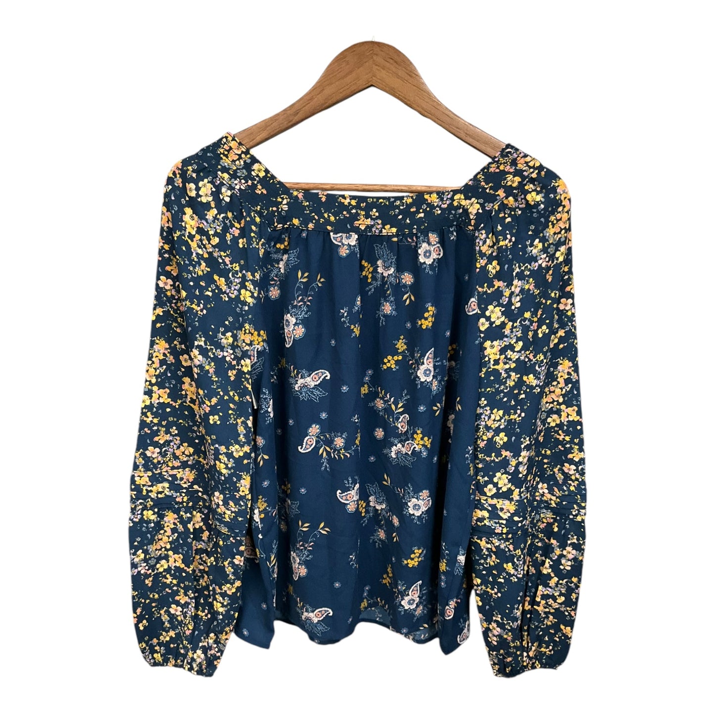 Top Long Sleeve By Lc Lauren Conrad In Floral Print, Size: M