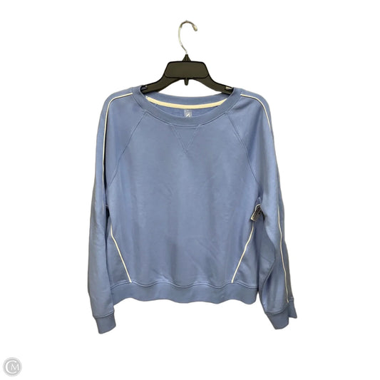 Sweatshirt Collar By Lou And Grey In Blue, Size: S