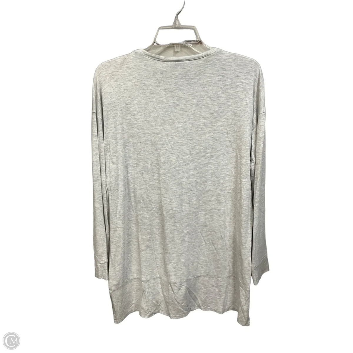 Top Long Sleeve Basic By Inc In Grey, Size: M