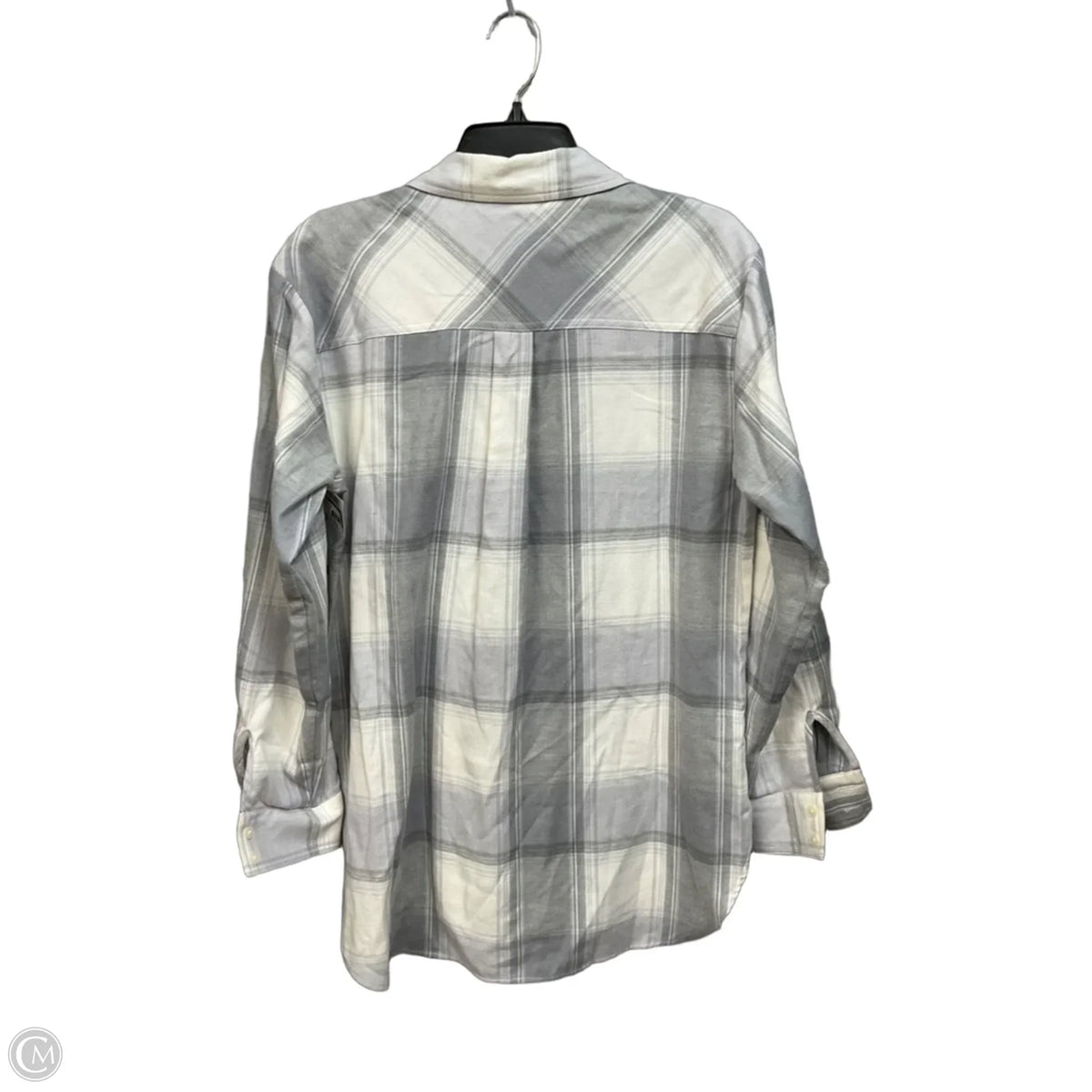 Top Long Sleeve By Loft In Grey, Size: M