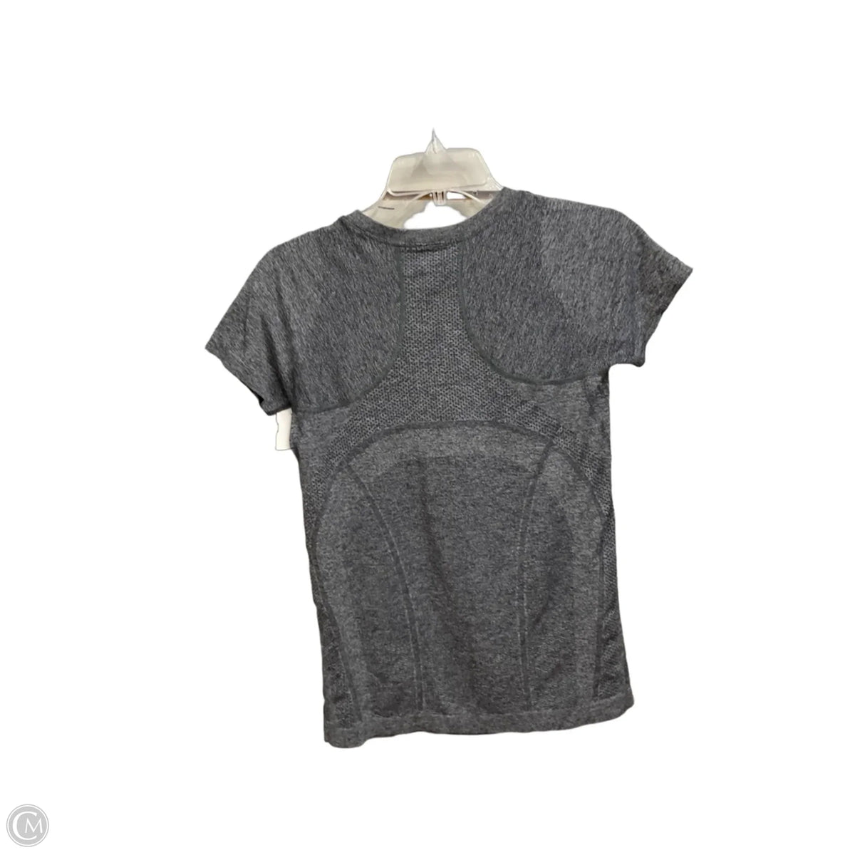Athletic Top Short Sleeve By Athleta In Grey, Size: S
