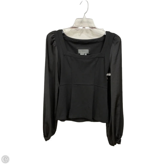 Top Long Sleeve By Anthropologie In Black, Size: Xs
